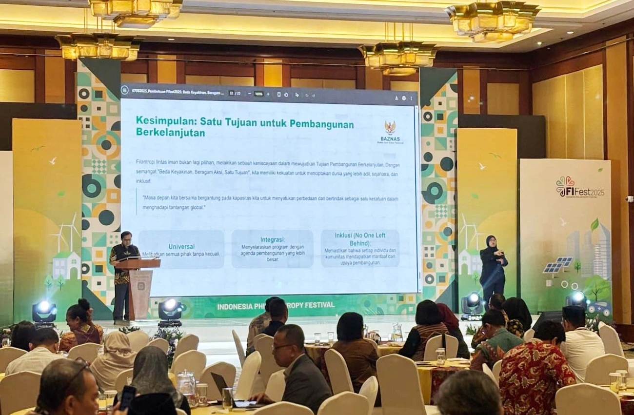 Di Fifest 2025, Pimpinan BAZNAS Sebut Zakat Ikut Berperan Capai SDGs