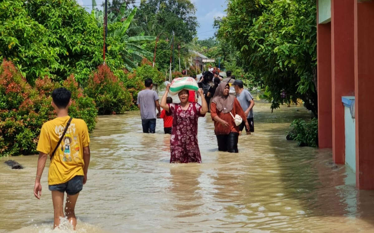 Tanggul Sungai Tuntang Jebol, 665 KK Mengungsi & Jalan Penghubung Antardesa Terputus