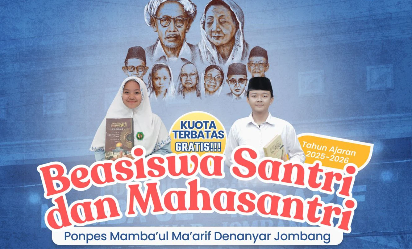 Ponpes Mambaul Maarif Buka Beasiswa Santri dan Mahasantri