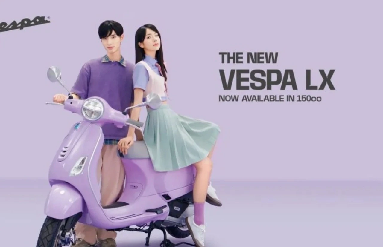 Vespa LX I-Get 150 Tampil Segar dan Bertenaga