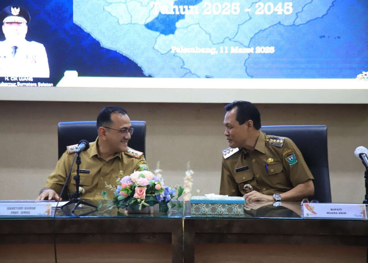 Pemprov Sumsel Gelar Rapat Bahas Substansi Raperda RTRW Kabupaten Muara Enim