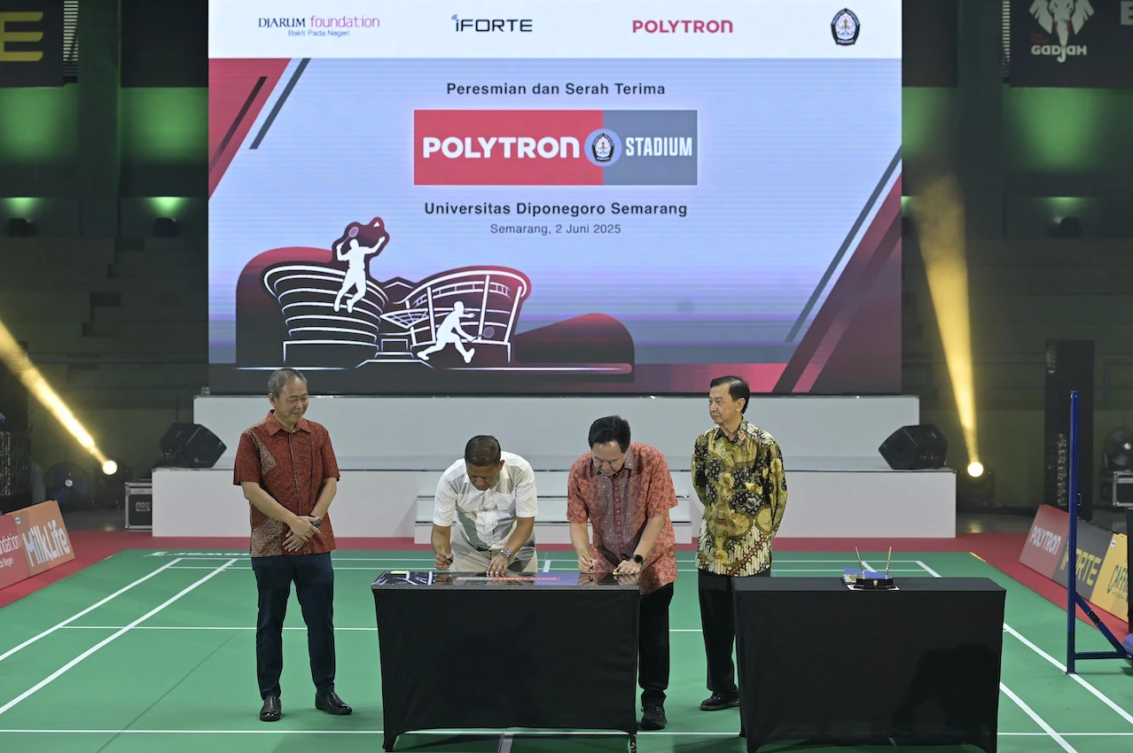 Bangkitkan Semangat Olahraga di Kalangan Mahasiswa, Djarum Foundation Bangun Polytron Stadium