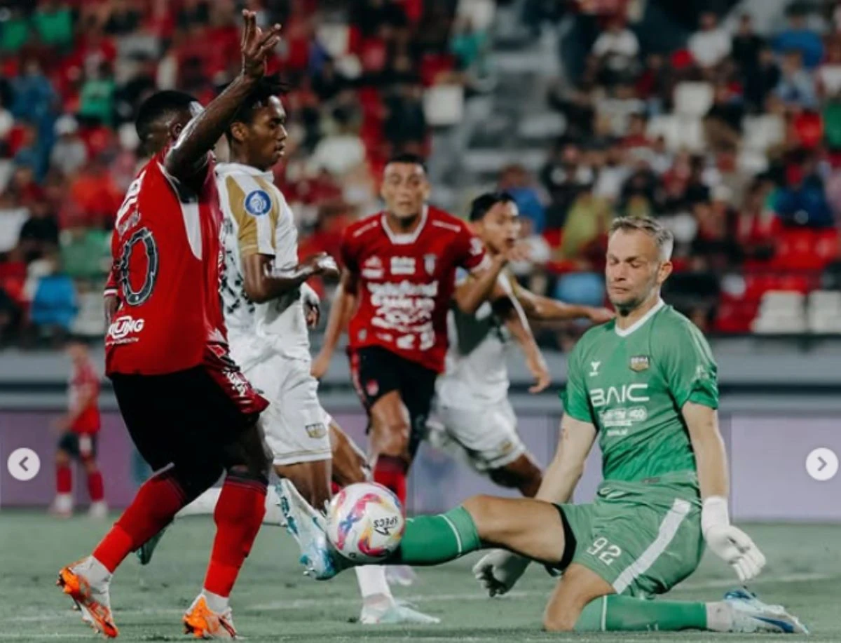 Ditahan Bali United, Dewa United Gagal Mendekati Persib