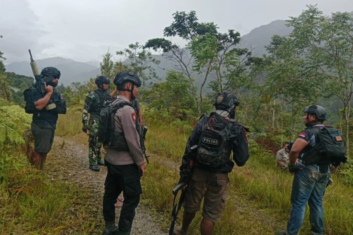 Aparat TNI-Polri Bersiaga Pascaaksi Penembakan di Bandara Bilorai Sugapa
