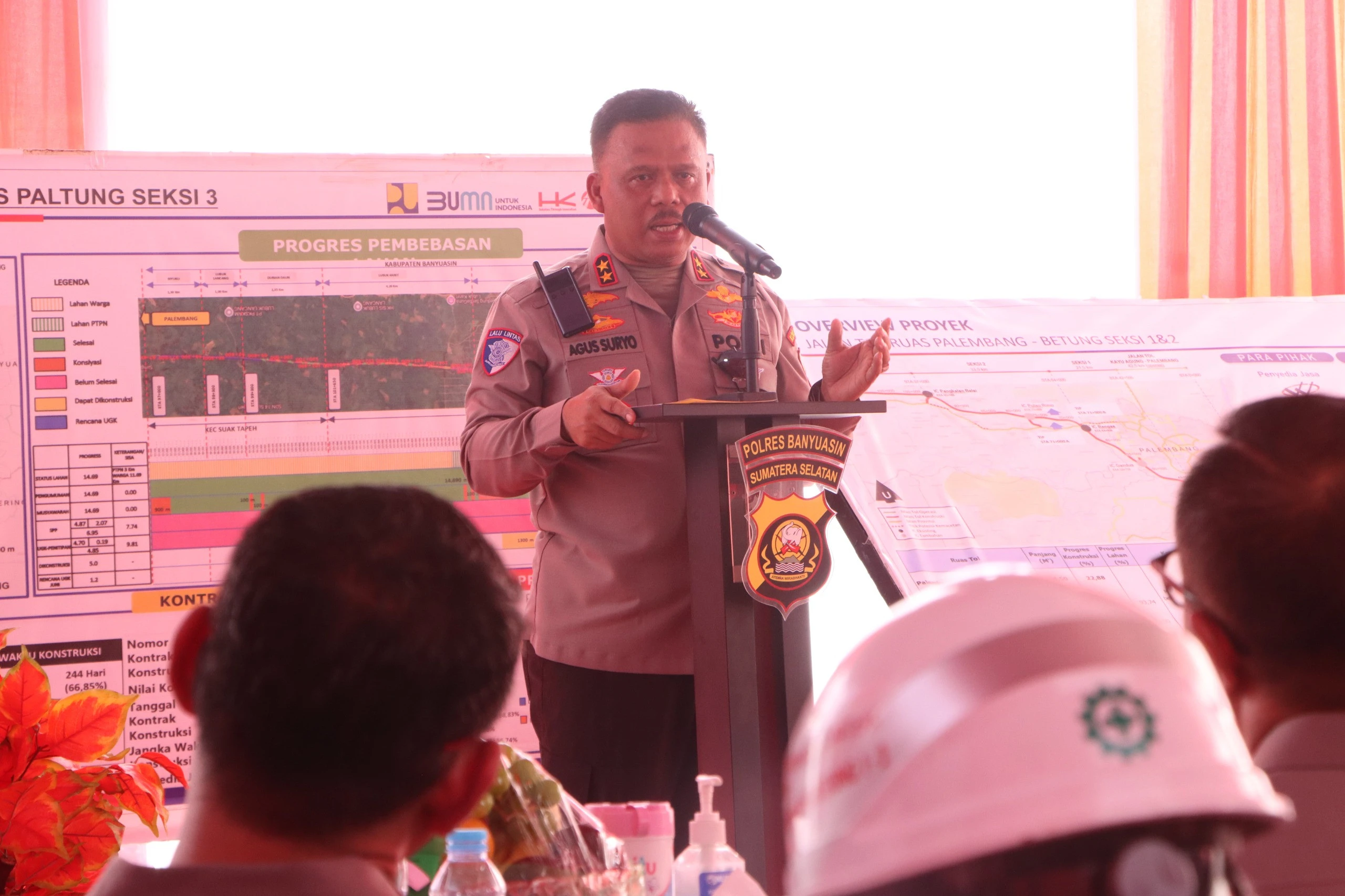Tinjau Tol Palembang-Betung, Kakorlantas Polri Berharap Tahun Depan Dapat Beroperasi