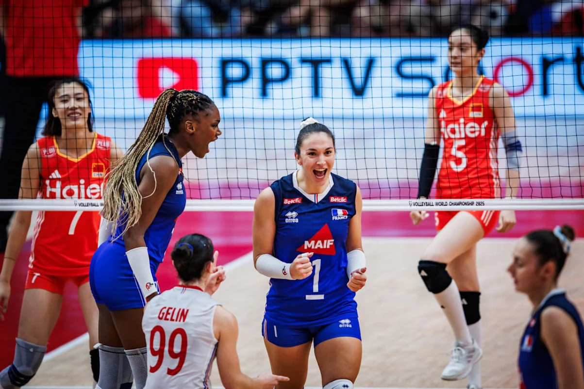 Kejutan! China Tumbang, Prancis Tembus 8 Besar Volleyball World Championship 2025