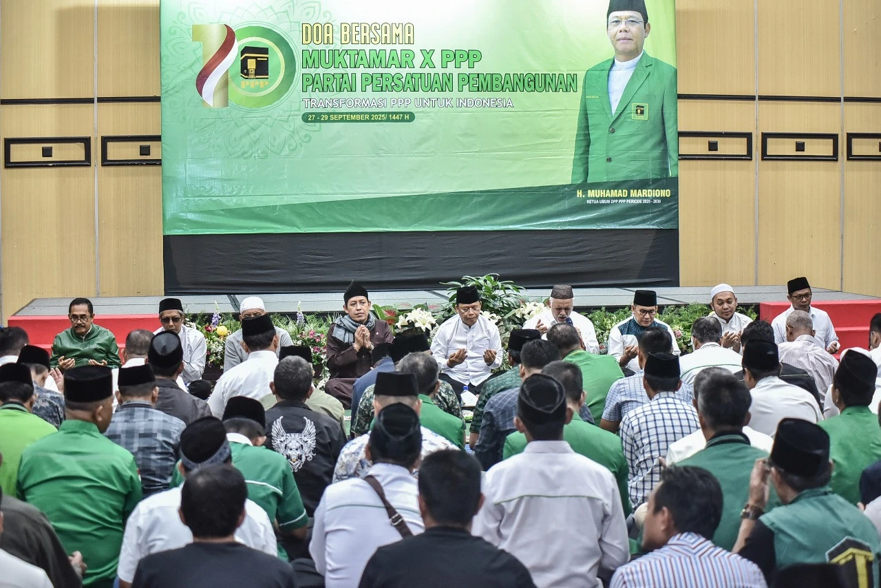 Menjelang Muktamar PPP, Mardiono Ikut Doa Bersama Bareng Kader dan Ulama