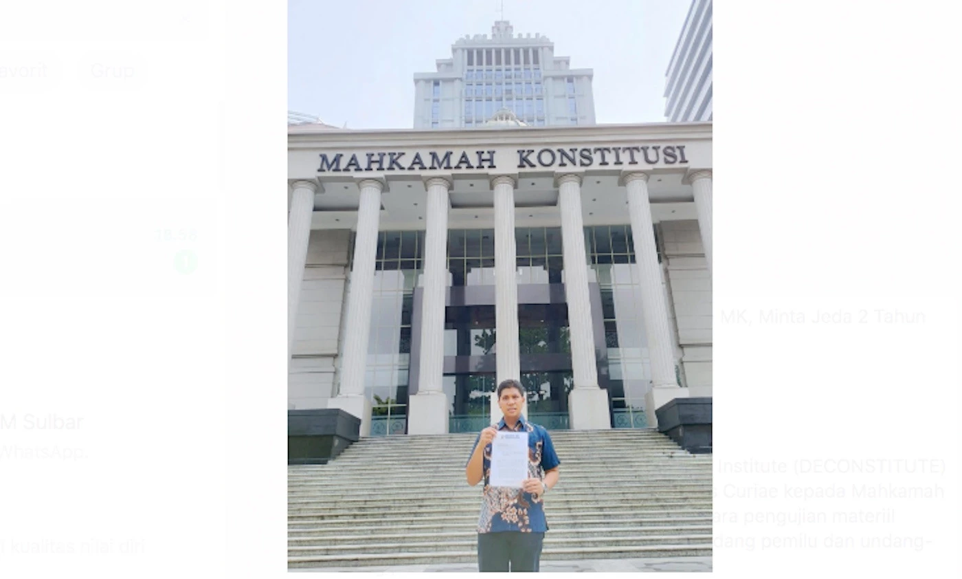 DECONSTITUTE Resmi Sampaikan Amicus Curiae ke MK Perihal Pemilu Pusat dan Pemilu Daerah
