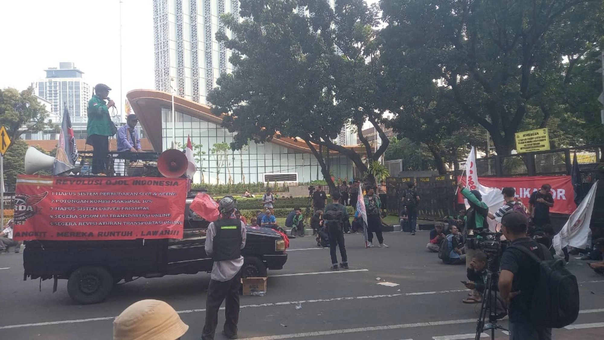 Aksi Demo Ojol 21 Juli di Jakarta Sepi Peserta Gegara Suara Terpecah