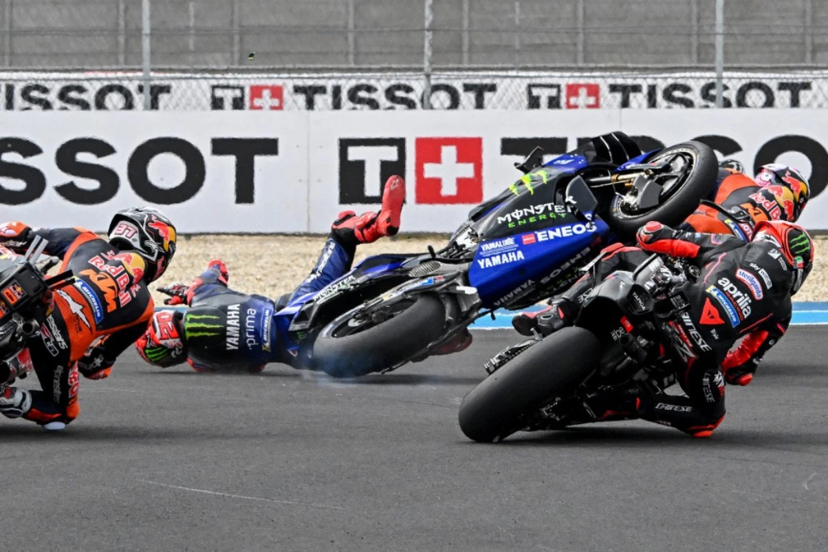 MotoGP Hungaria: Semua Berbelok, Quartararo Lurus, Ya, Jatuh