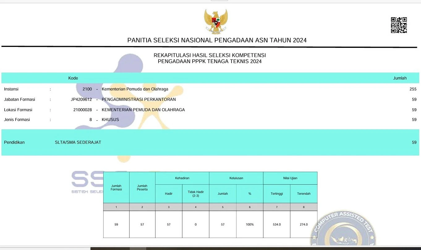 Pengumuman Hasil Seleksi PPPK Tahap 2 di Instansi Ini Lulus 100%, Honorer R3-R4 Layak Berpesta