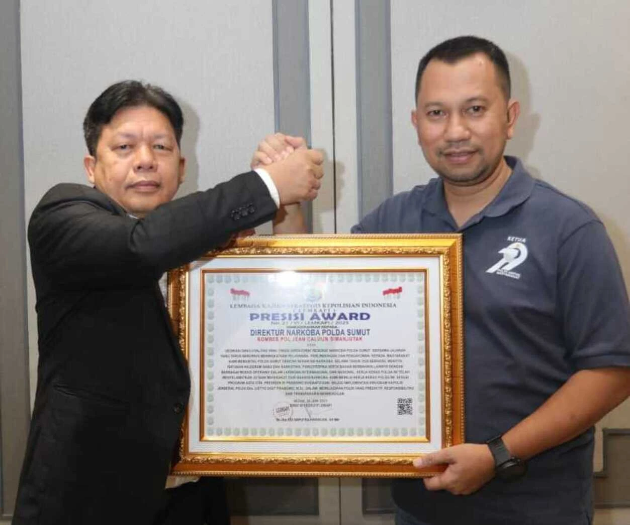 Polda Sumut Raih Presisi Award Atas Penyitaan 900 Kg Sabu-sabu Jelang Hari Bhayangkara