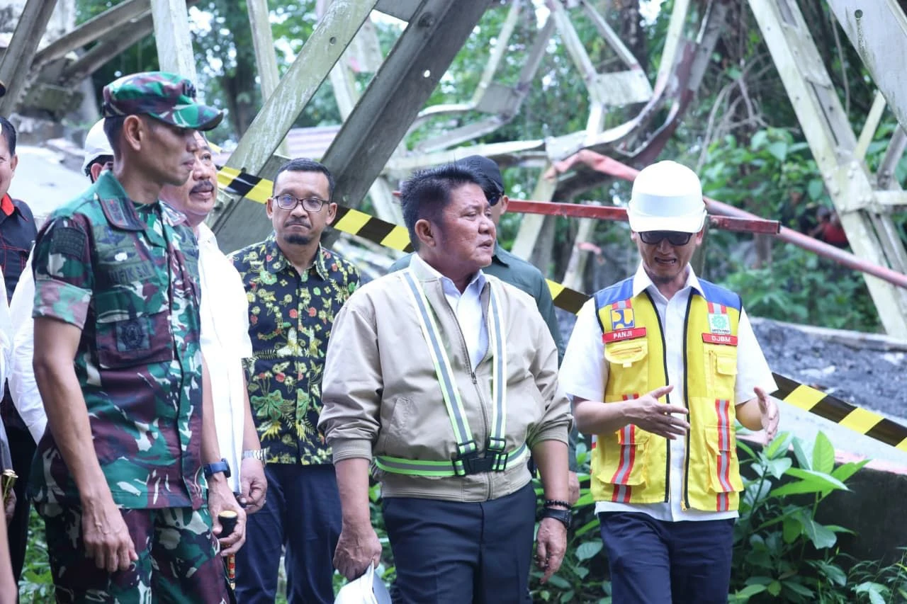 Herman Deru: Rekonstruksi Jembatan Muara Lawai Bukti Kolaborasi Pemerintah & Dunia Usaha