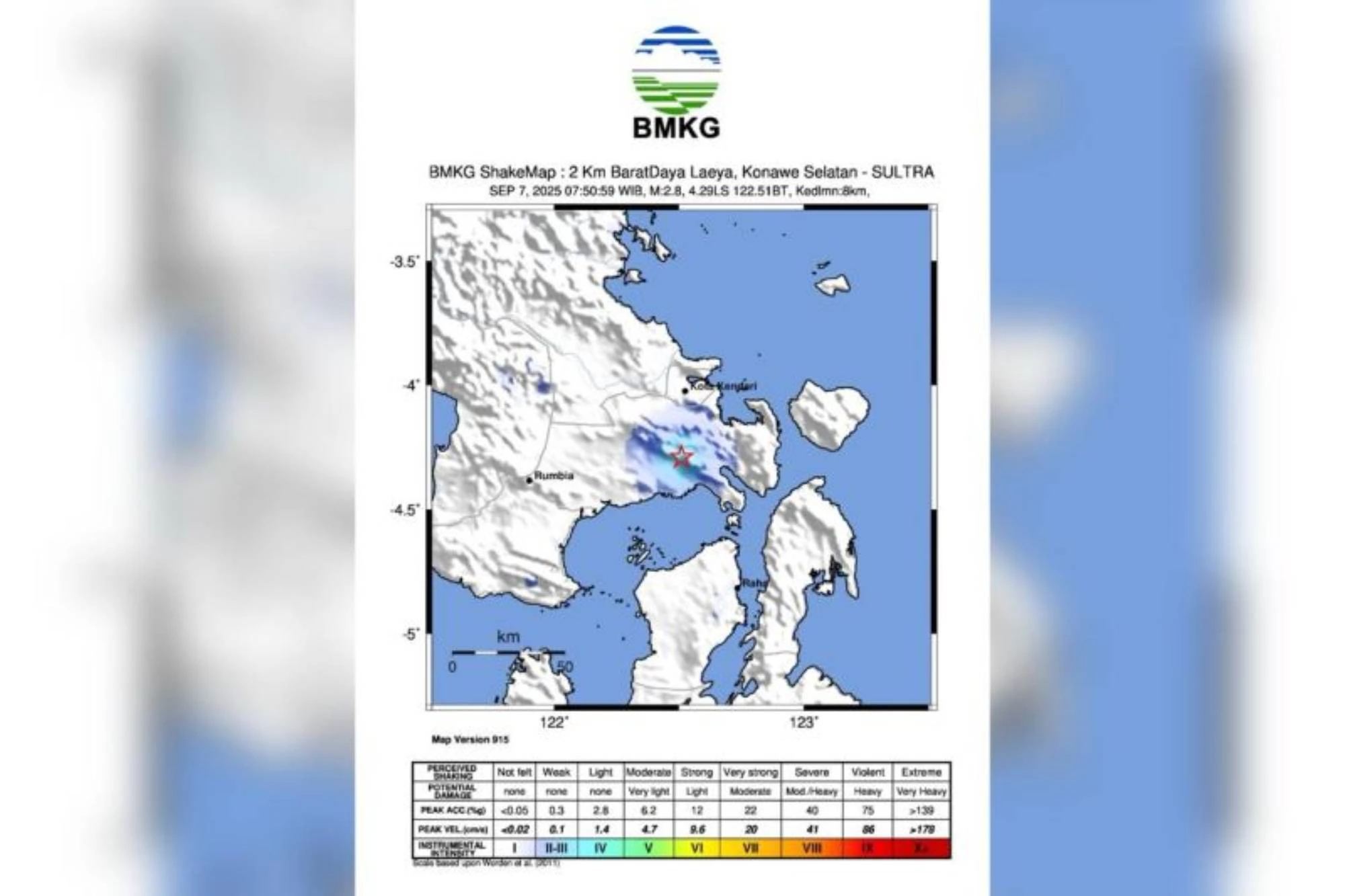 Aktivitas Sesar Sebabkan Gempa Bumi di Konsel Sultra