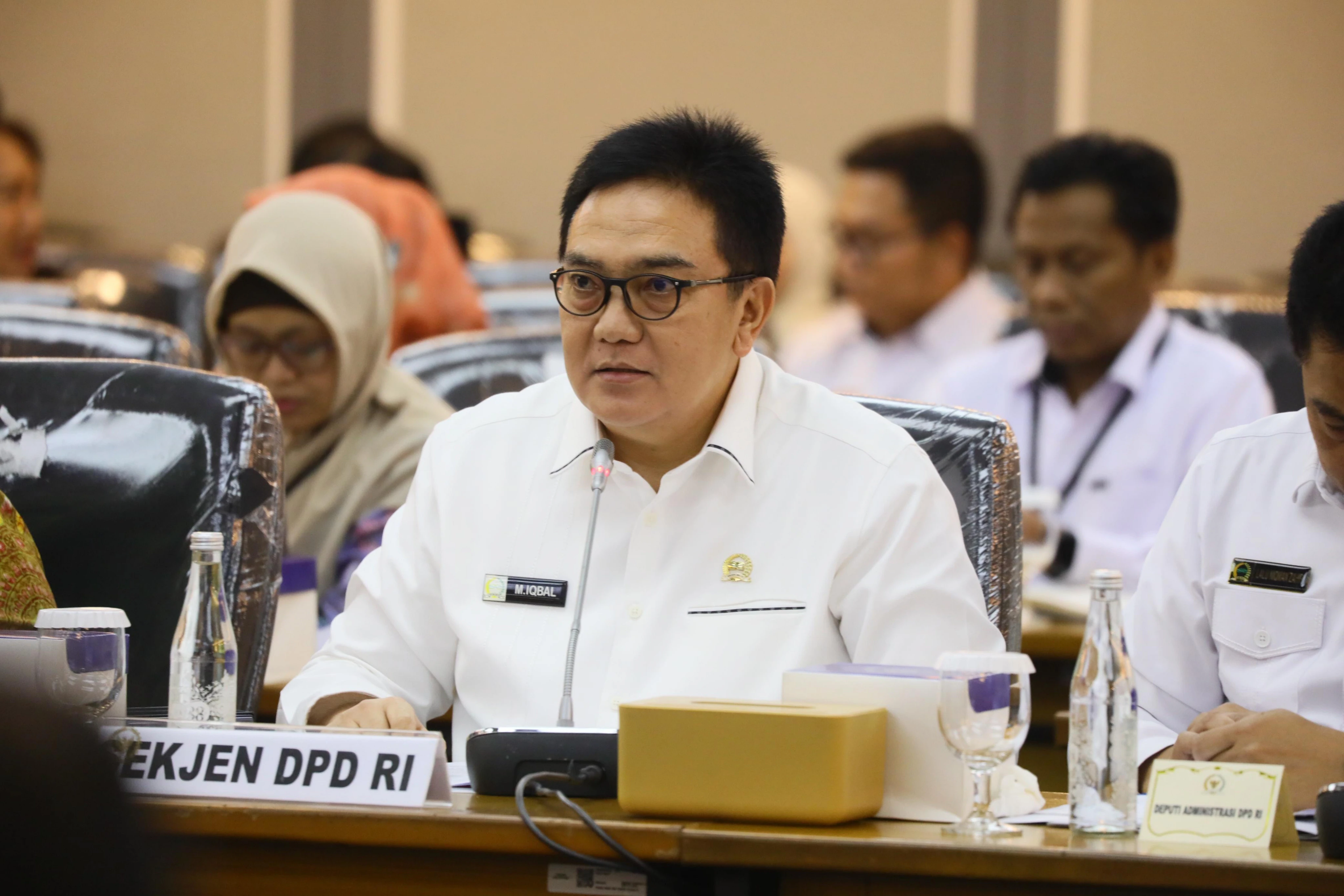 Rapat dengan Komisi XIII, Sekjen DPD Tegaskan Komitmen Tata Kelola yang Baik dan Transparan