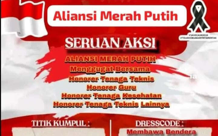 Aksi Nasional Besok Libatkan 15 Ribu Honorer, Minta Pengangkatan PPPK 2024 Bulan Depan