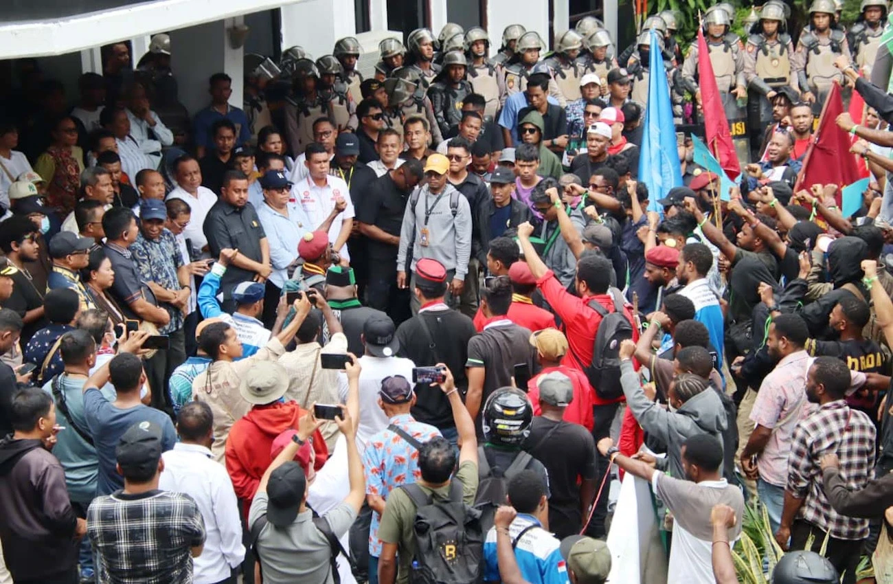 Ketua DPR Papua dari Golkar Janji Tindaklanjuti Aspirasi Mahasiswa