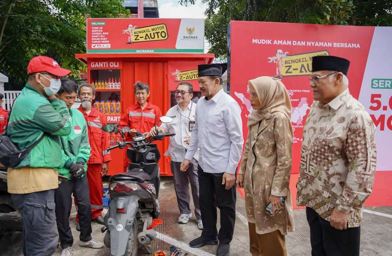 Z-Auto Berikan Servis dan Ganti Oli Gratis untuk 5.000 Motor Pemudik di 12 Kota