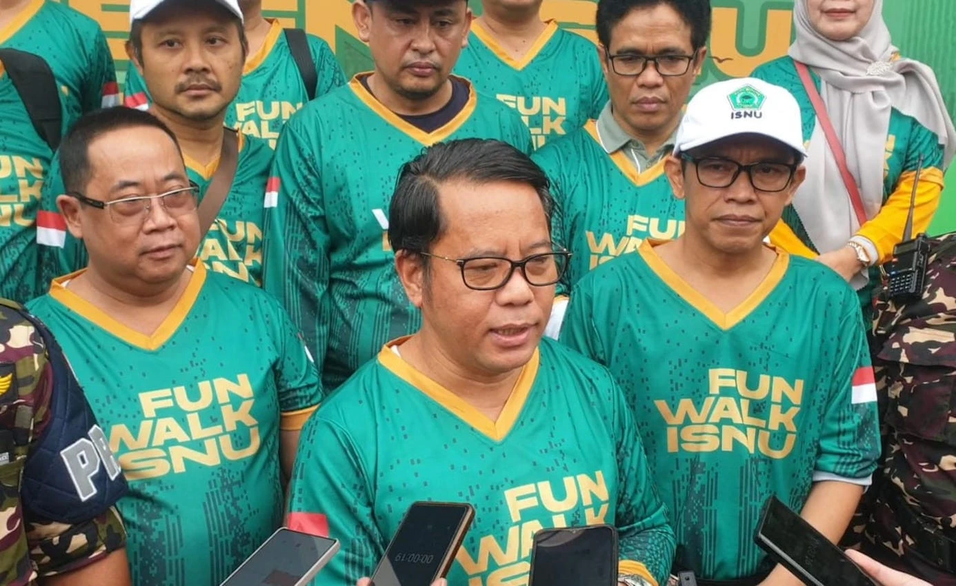Menjelang Mukernas dan Pelantikan, PP ISNU Gelar Fun Walk Serta Go Green di CFD Thamrin