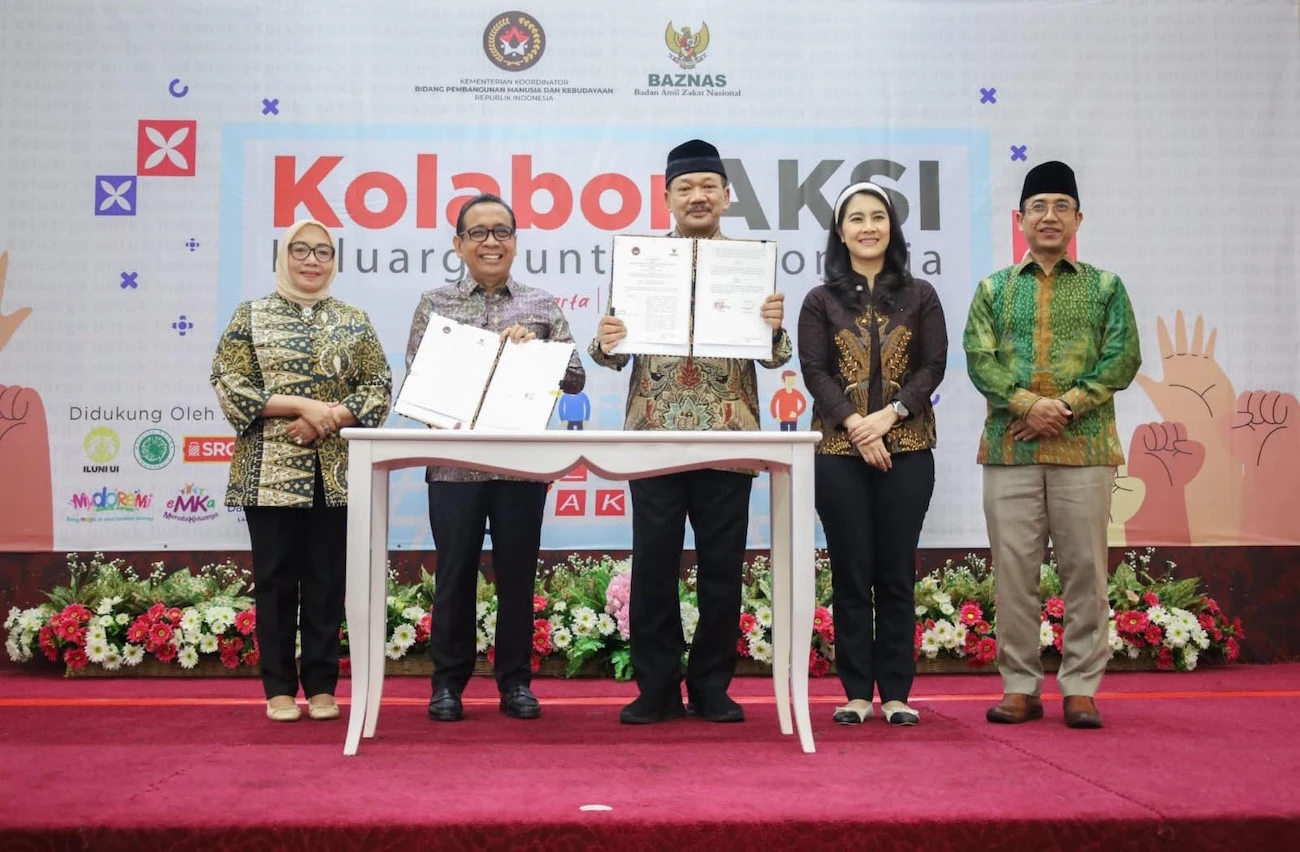 Sinergi BAZNAS-Kemenko PMK Perkuat Pemberdayaan Perempuan dan Anak