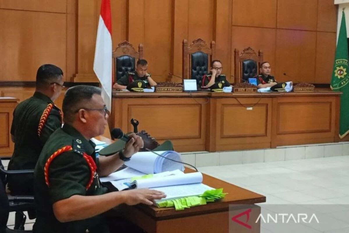 Prajurit TNI yang Tembak Mati Bos Rental Mobil Jalani Sidang Tuntutan Hari Ini