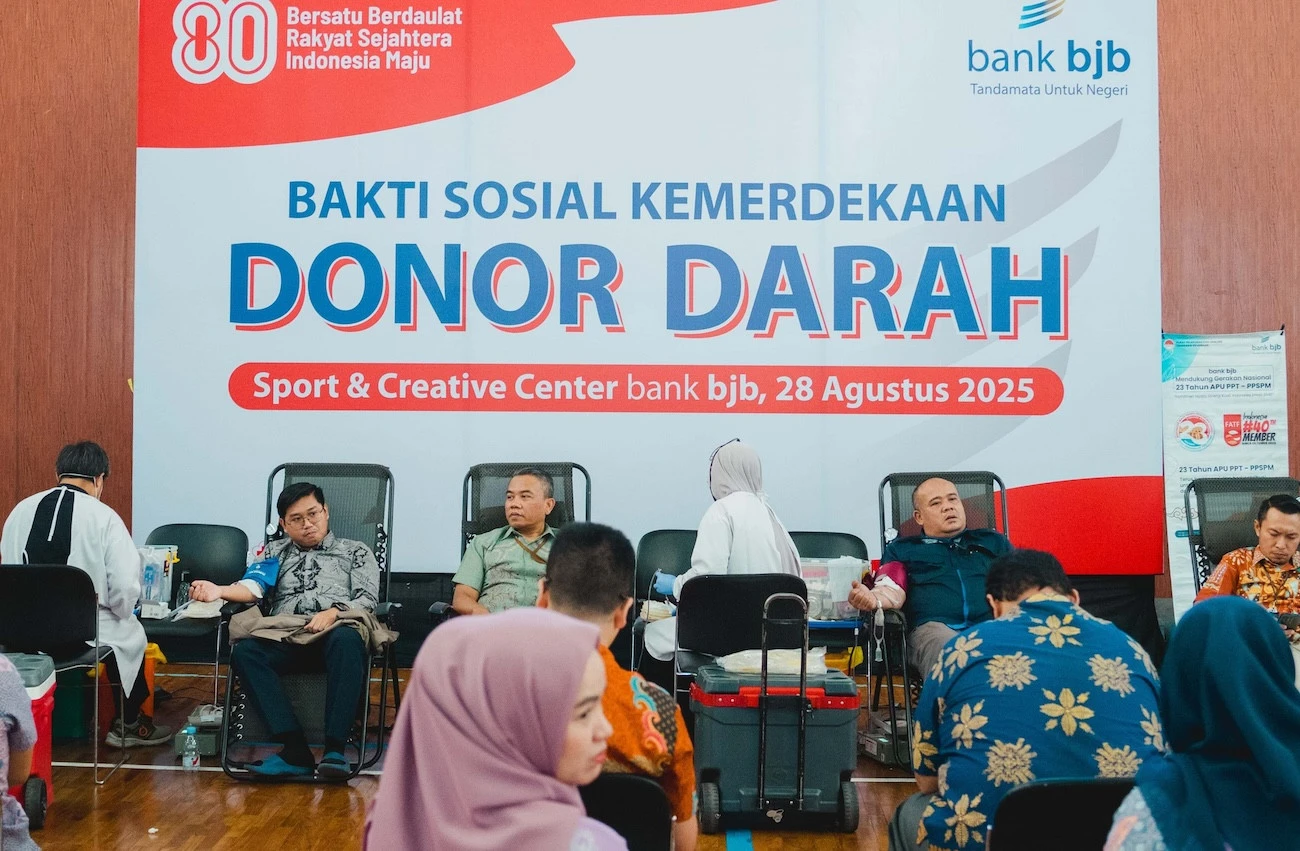 Bank bjb Kumpulkan 350 Kantong Darah untuk Rayakan Kemerdekaan