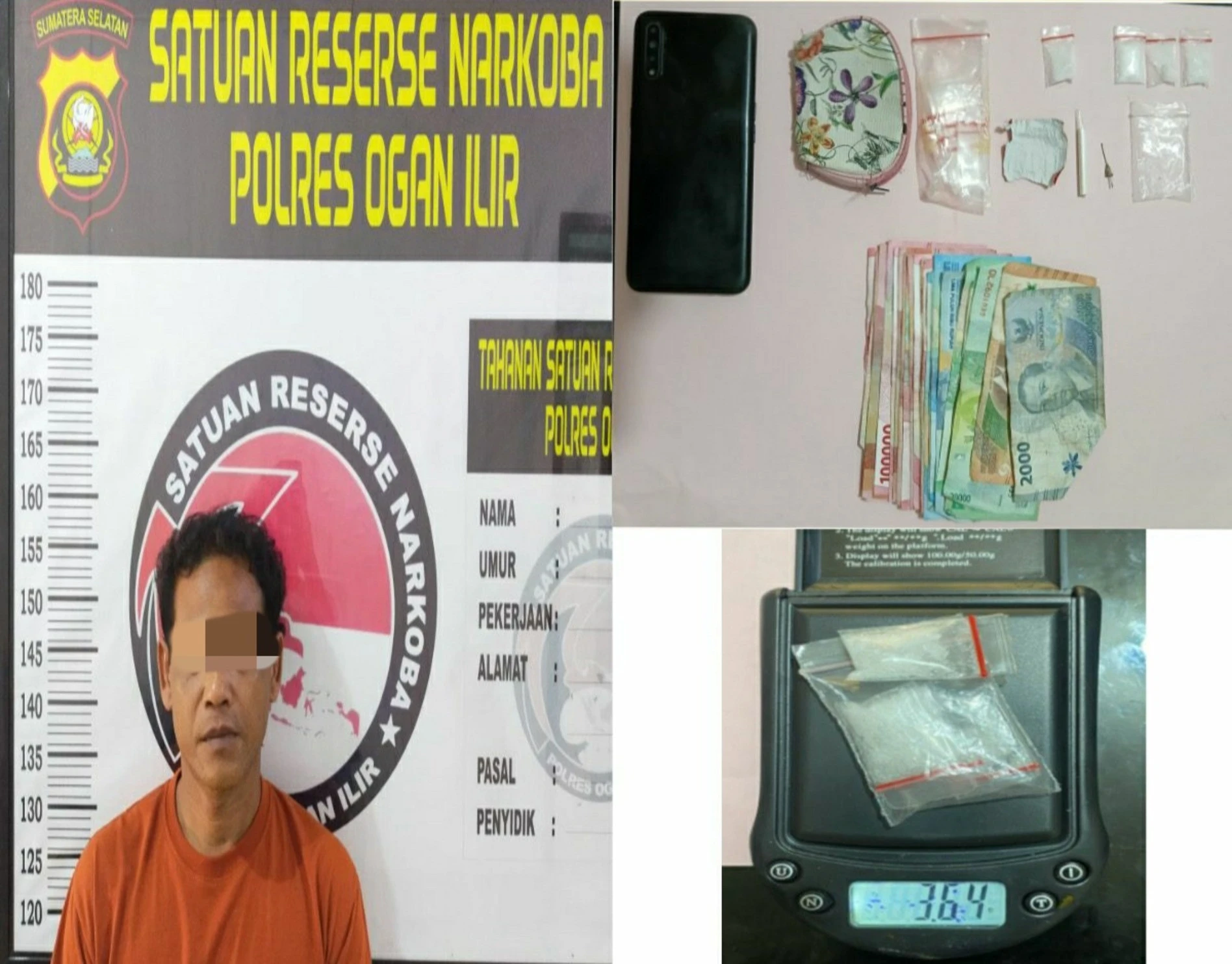 Edarkan Sabu-Sabu & Bikin Resah Warga, Pria di Ogan Ilir Ini Ditangkap