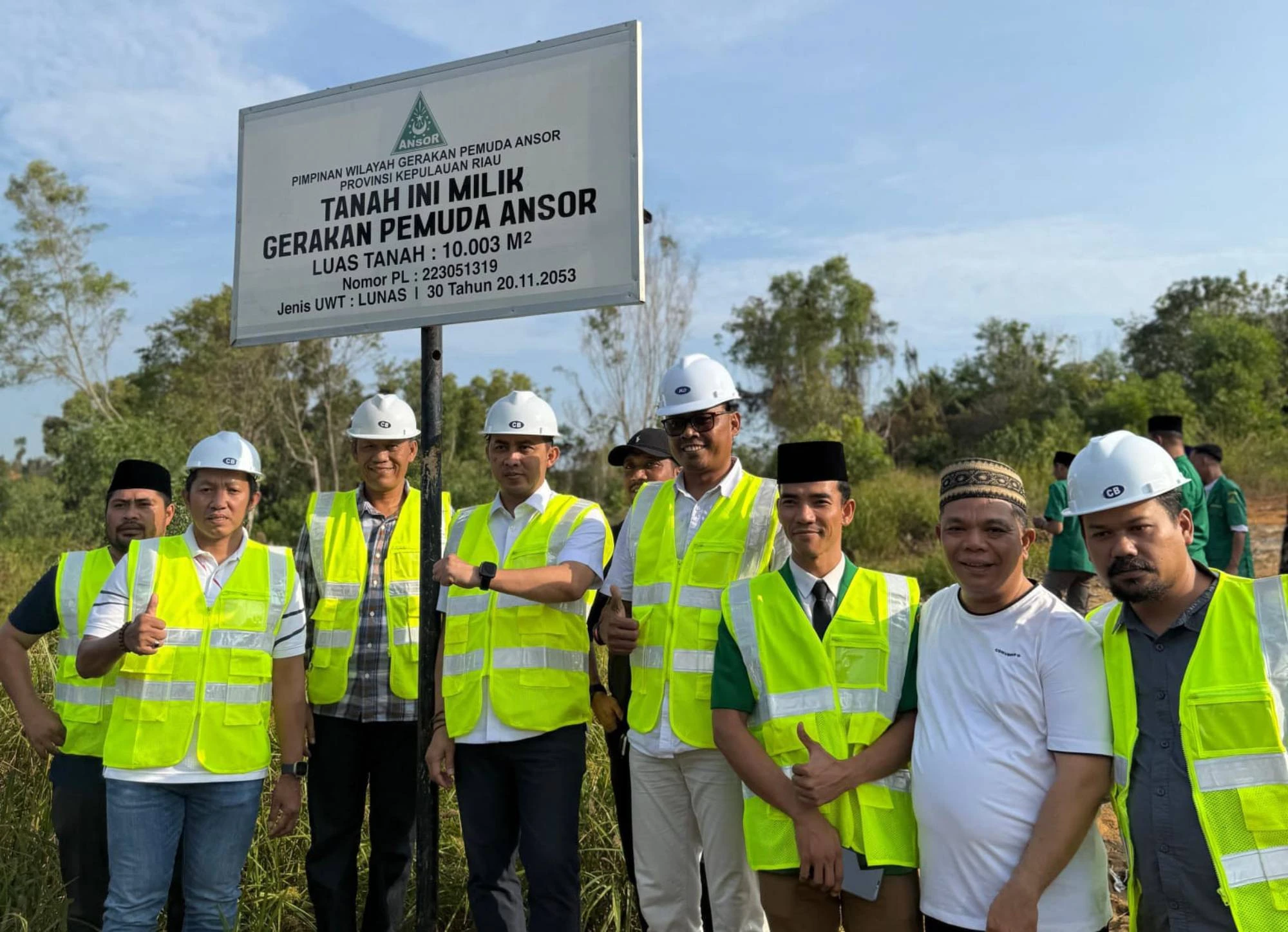 Groundbreaking Kantor BUMA Kepri, GP Ansor Galakkan Semangat Ekonomi di Daerah Perbatasan