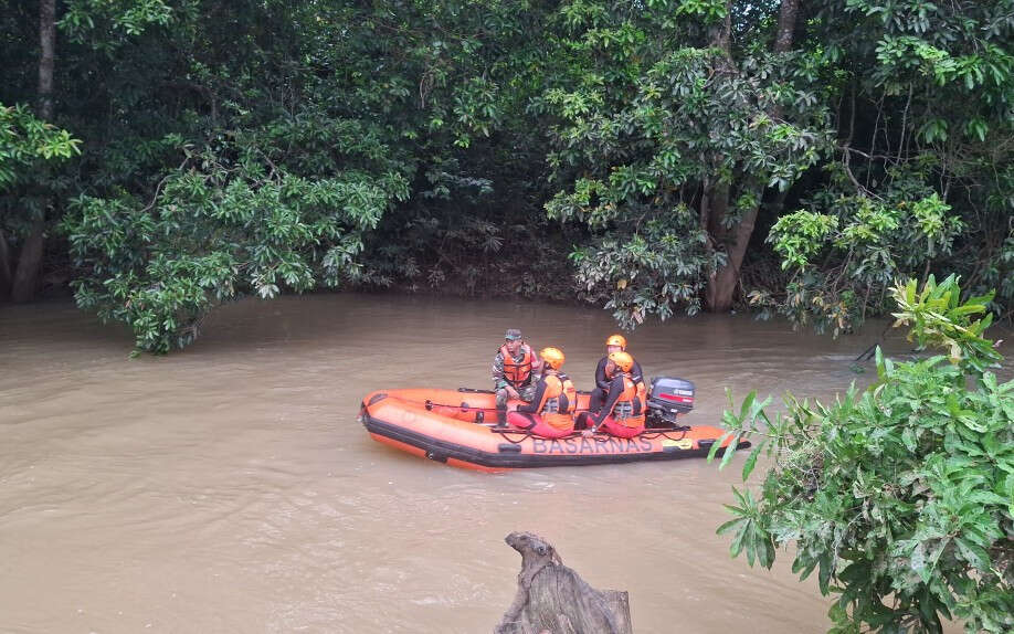 Pelajar SD di Muara Enim Hilang Tenggelam di Sungai Niru, Tim SAR Lakukan Pencarian