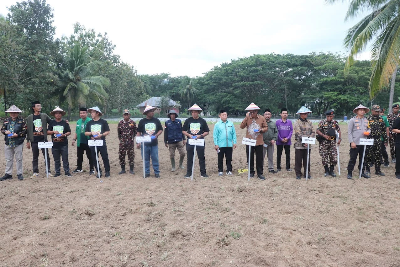 Tanam Jagung & Launching Warung BUMA, Addin: Kader Ansor Bergerak Siapkan Lumbung Kemakmuran