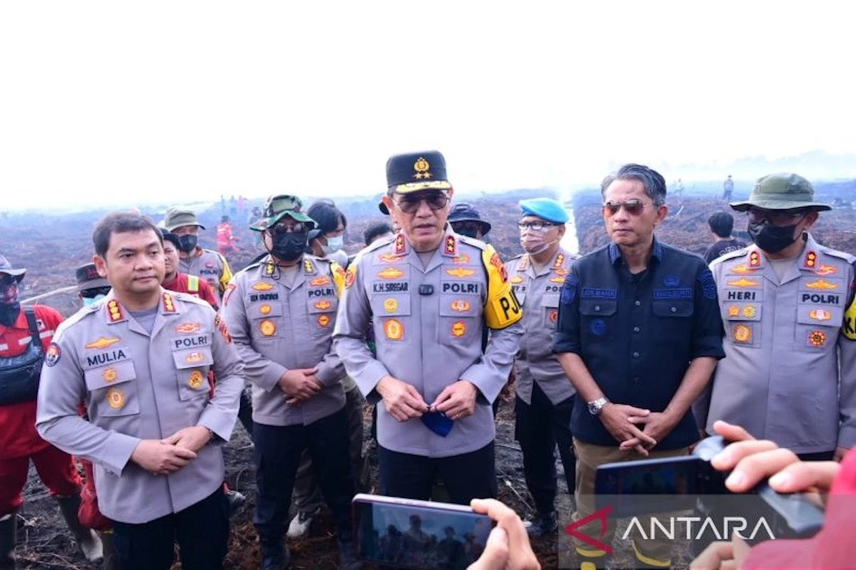 Irjen Krisno Perintahkan Dirreskrimsus Selidiki Karhutla di Gambut Jaya Jambi