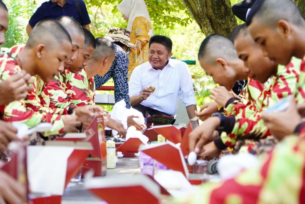 Sambangi Retret Laskar Pandu Satria, Herman Deru Cek Fasilitas hingga Sanitasi