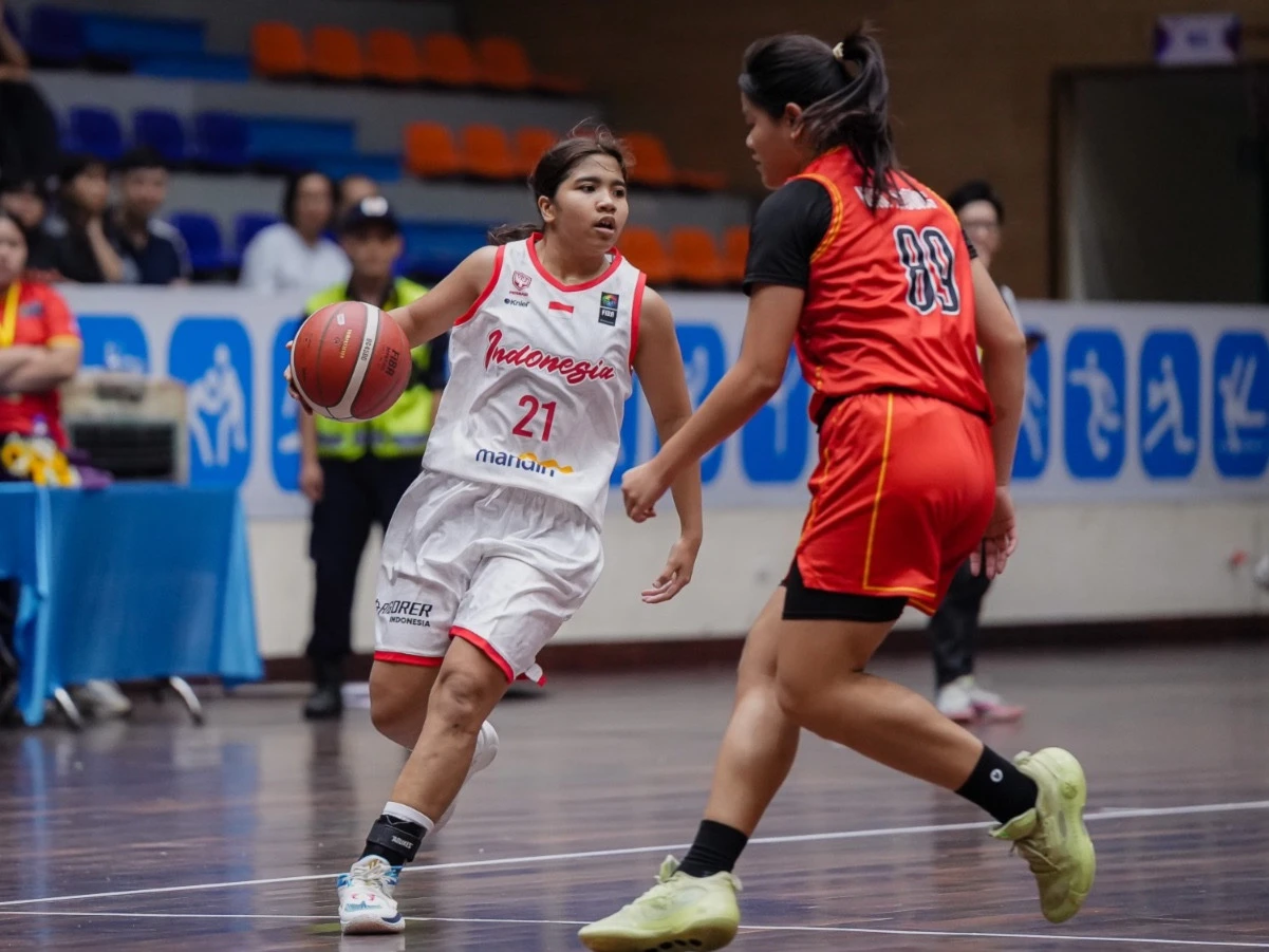 Putri Bung Towel Moncer, Timnas Basket Putri U-16 Indonesia Raih Kemenangan Lawan Vietnam
