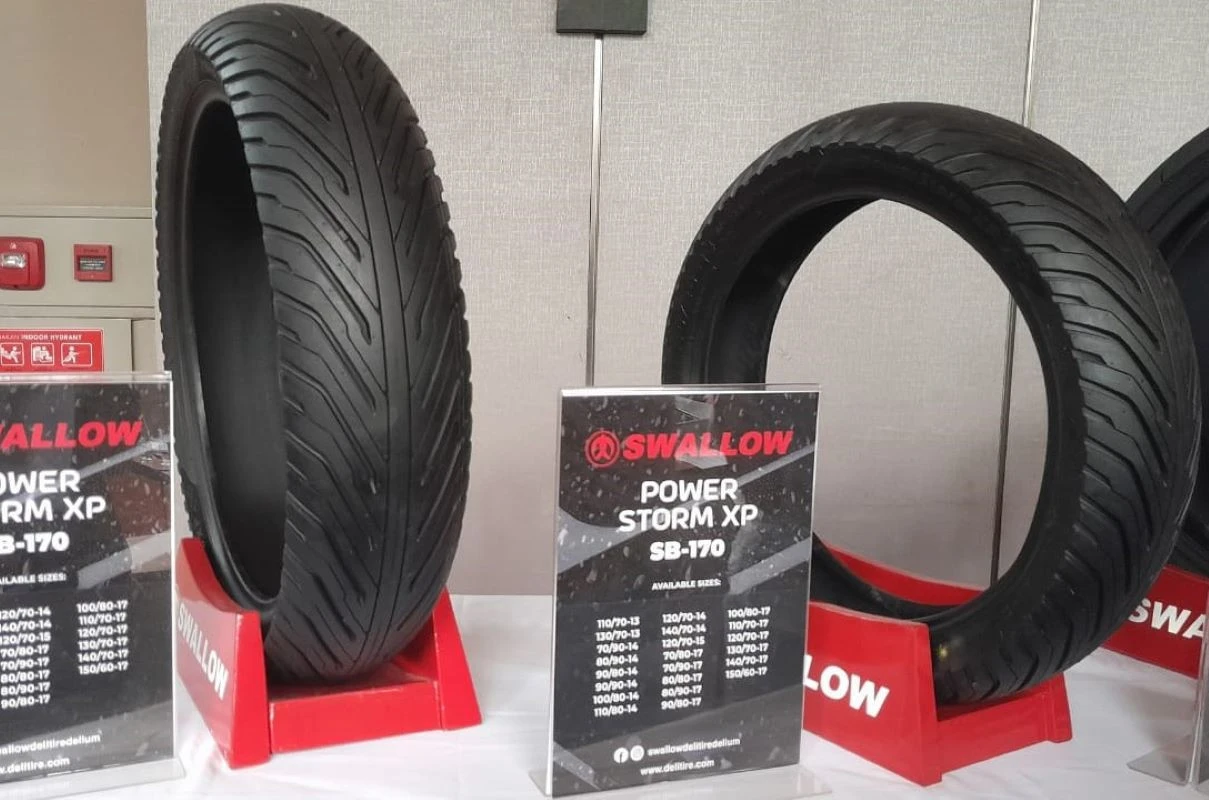 Swallow Meluncurkan Ban Motor di IMOS 2025, Harga Mulai Rp 200 Ribuan