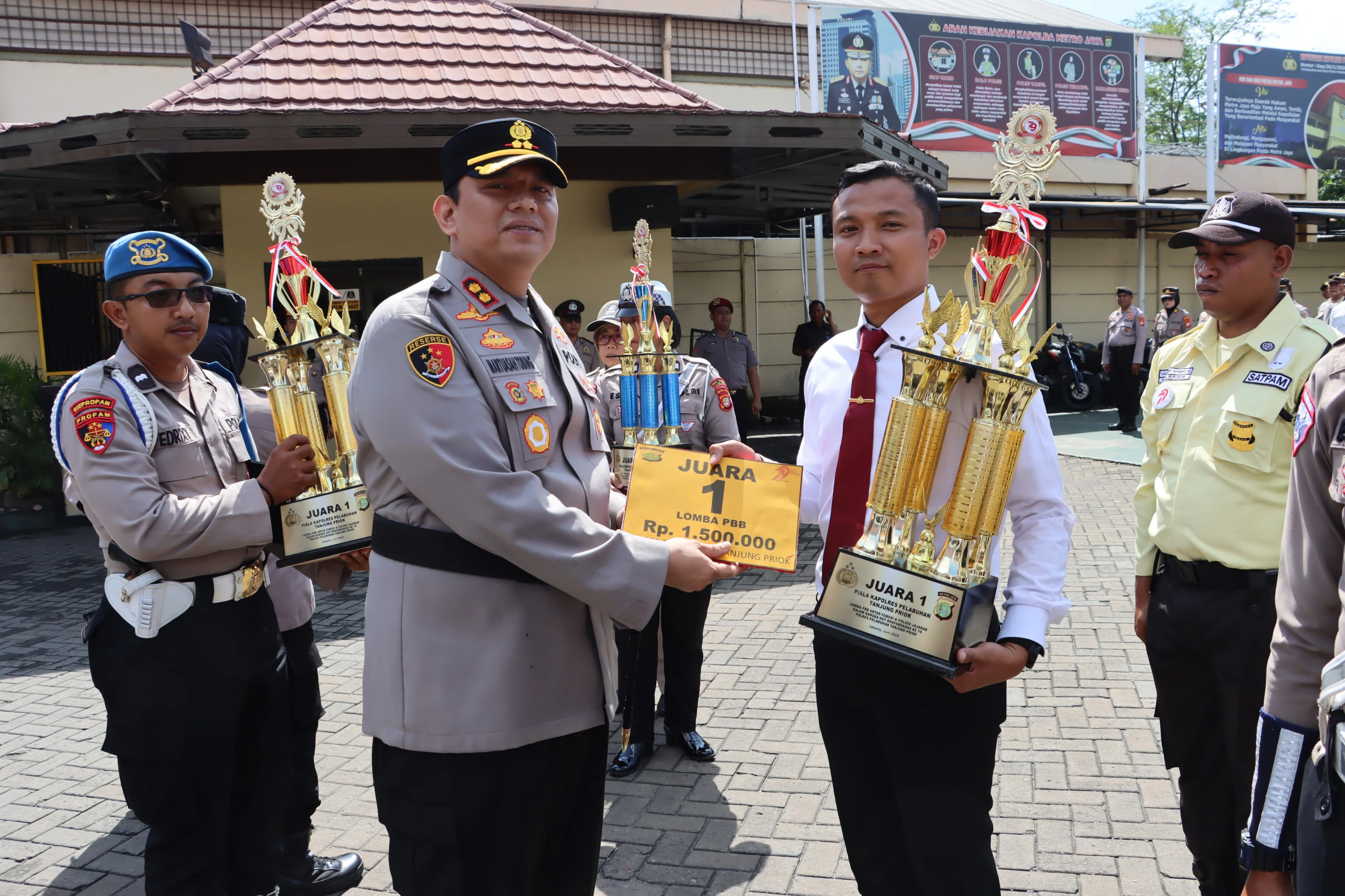 Sinergi Polri-Swasta Tampil di Lomba HUT Bhayangkara Polres Pelabuhan Tanjung Priok