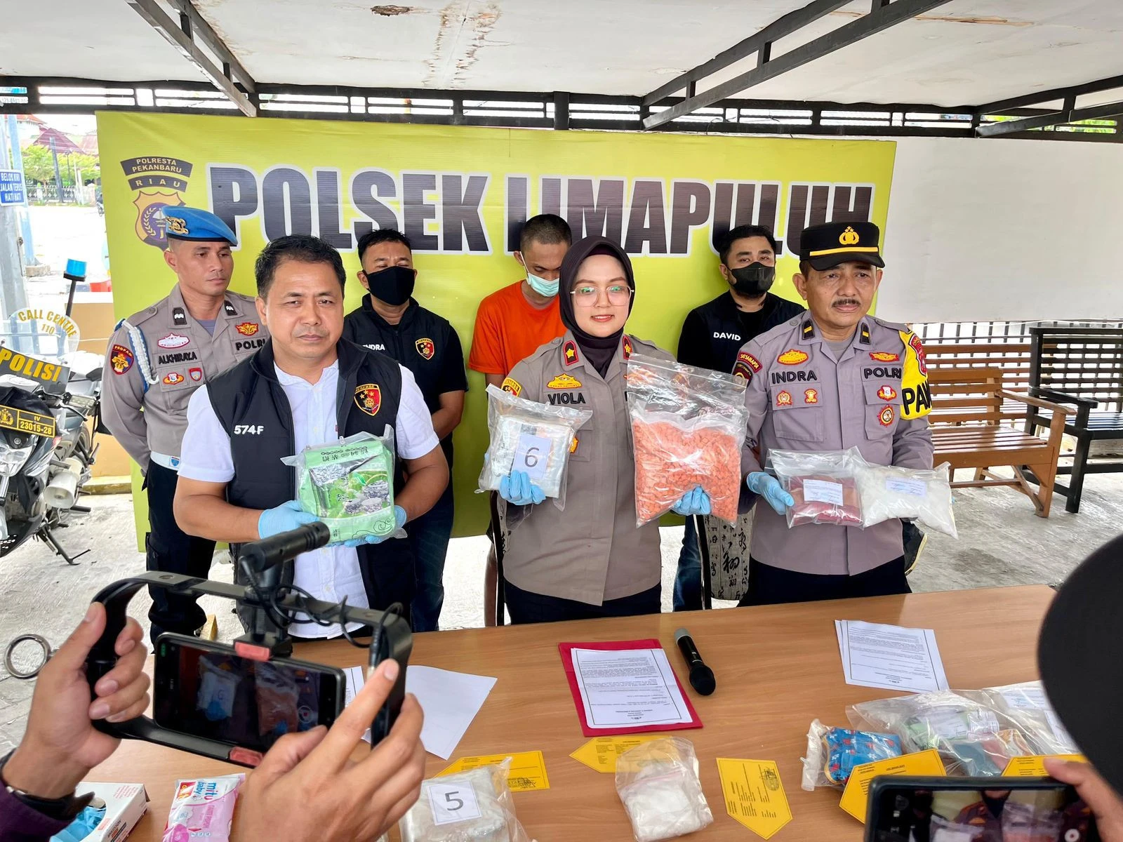 Polsek Limapuluh Gagalkan Peredaran 6 Kg Sabu-Sabu dan 6.300 Butir Ekstasi, Pelaku Terancam Hukuman Mati
