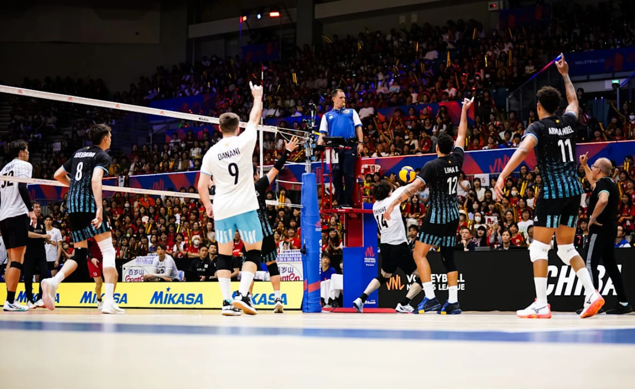 VNL 2025: Argentina Vs Jepang Tegang dan Dramatis, Lima Set!