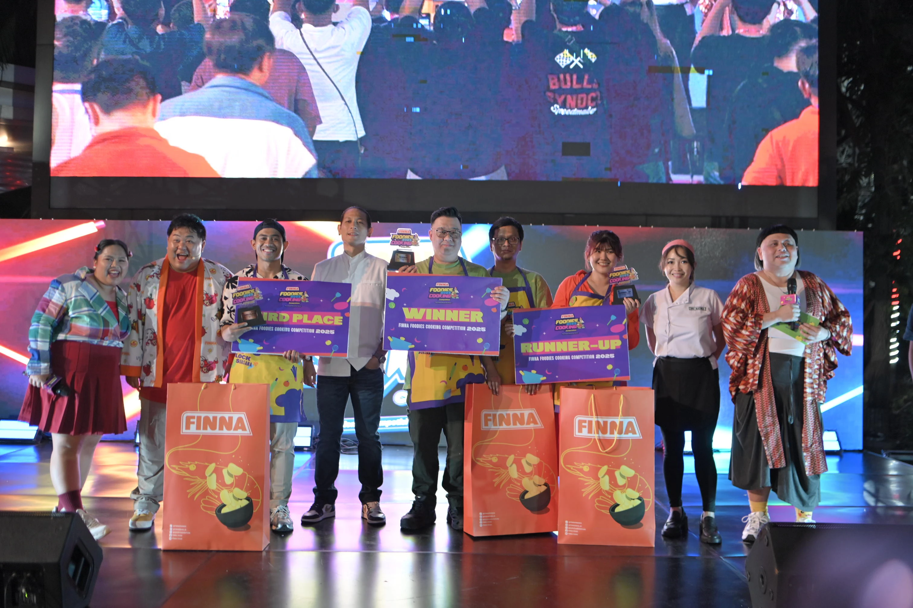 40 Influencer Bersaing di Finna Foodies Cooking Competition 2025, Ini Para Juara