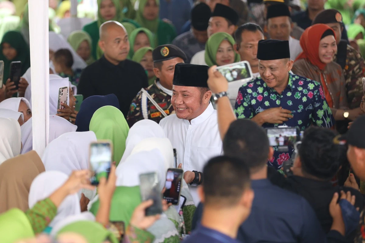 Peringatan Harlah Muslimat dan Fatayat NU, Gubernur Deru Titip Pesan Begini