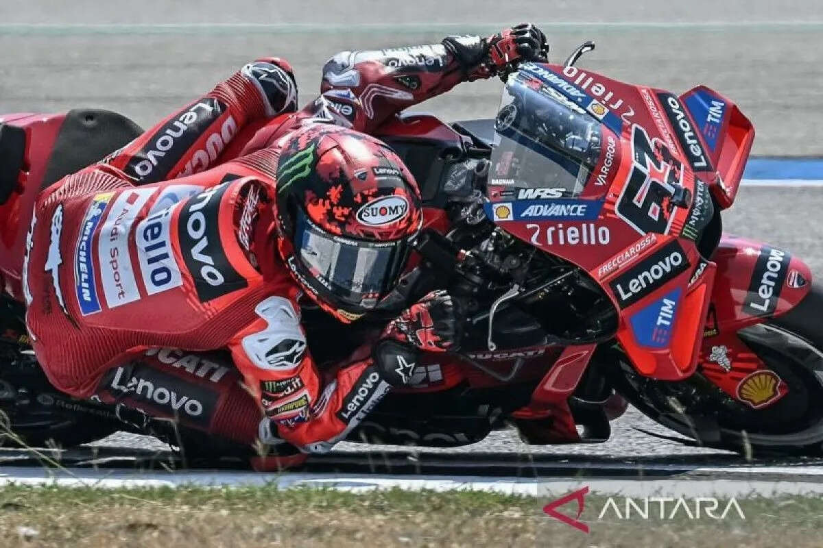 Finis Ketiga di Sprint Race MotoGP Thailand 2025, Bagnaia belum Sepenuhnya Puas