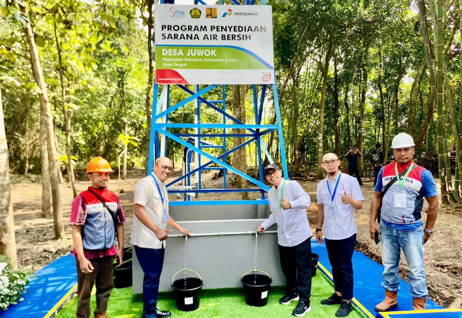Dukung Kemandirian Desa di Sragen, Pertamina Bangun Sarana Air Bersih dan Beri Edukasi