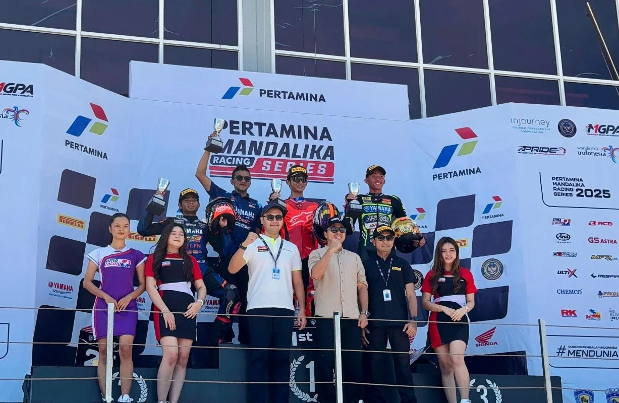 Felix Putra Mulya Juara Kelas 250 CC Mandalika 2025, Alhamdulillah
