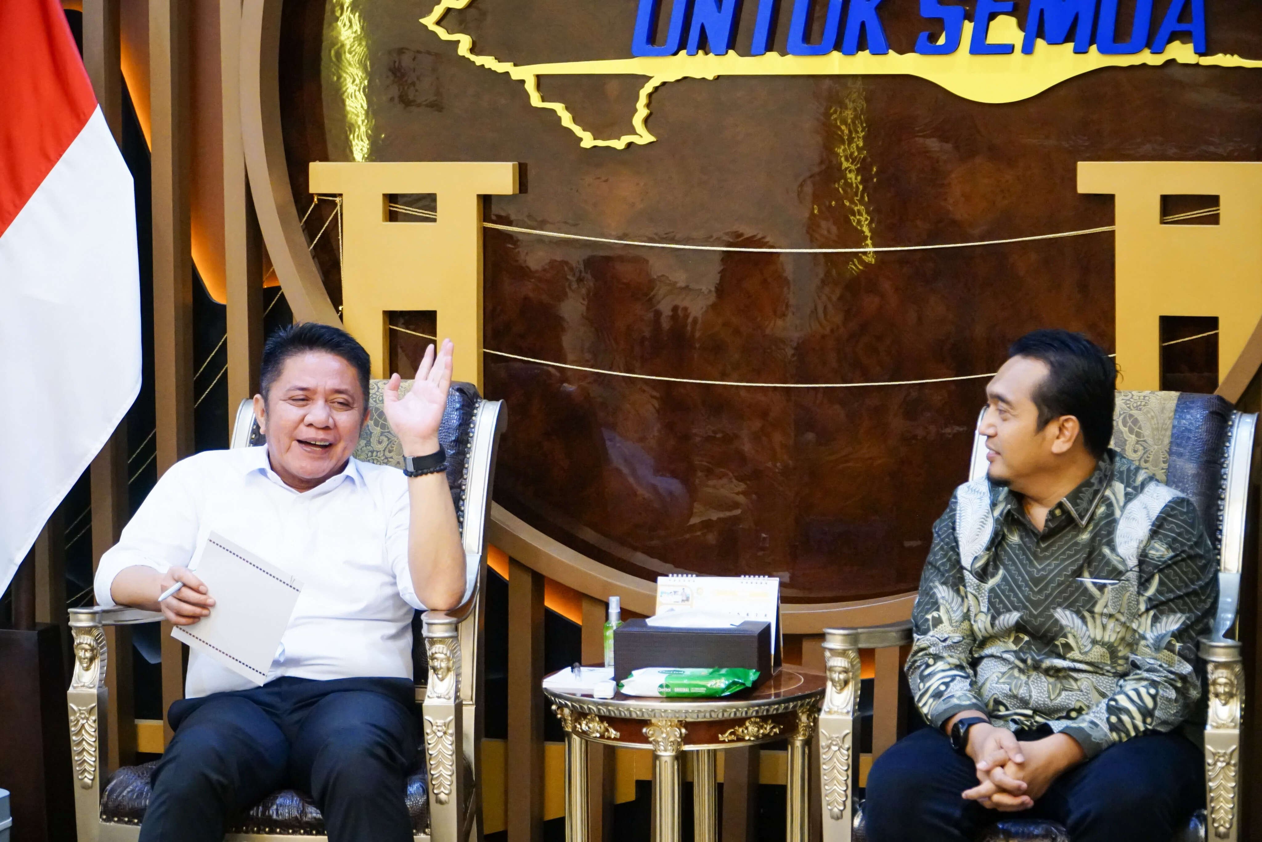 Gubernur Herman Deru & GM PLN Bersinergi Kejar Target Sumsel 100 Persen Teraliri Listrik