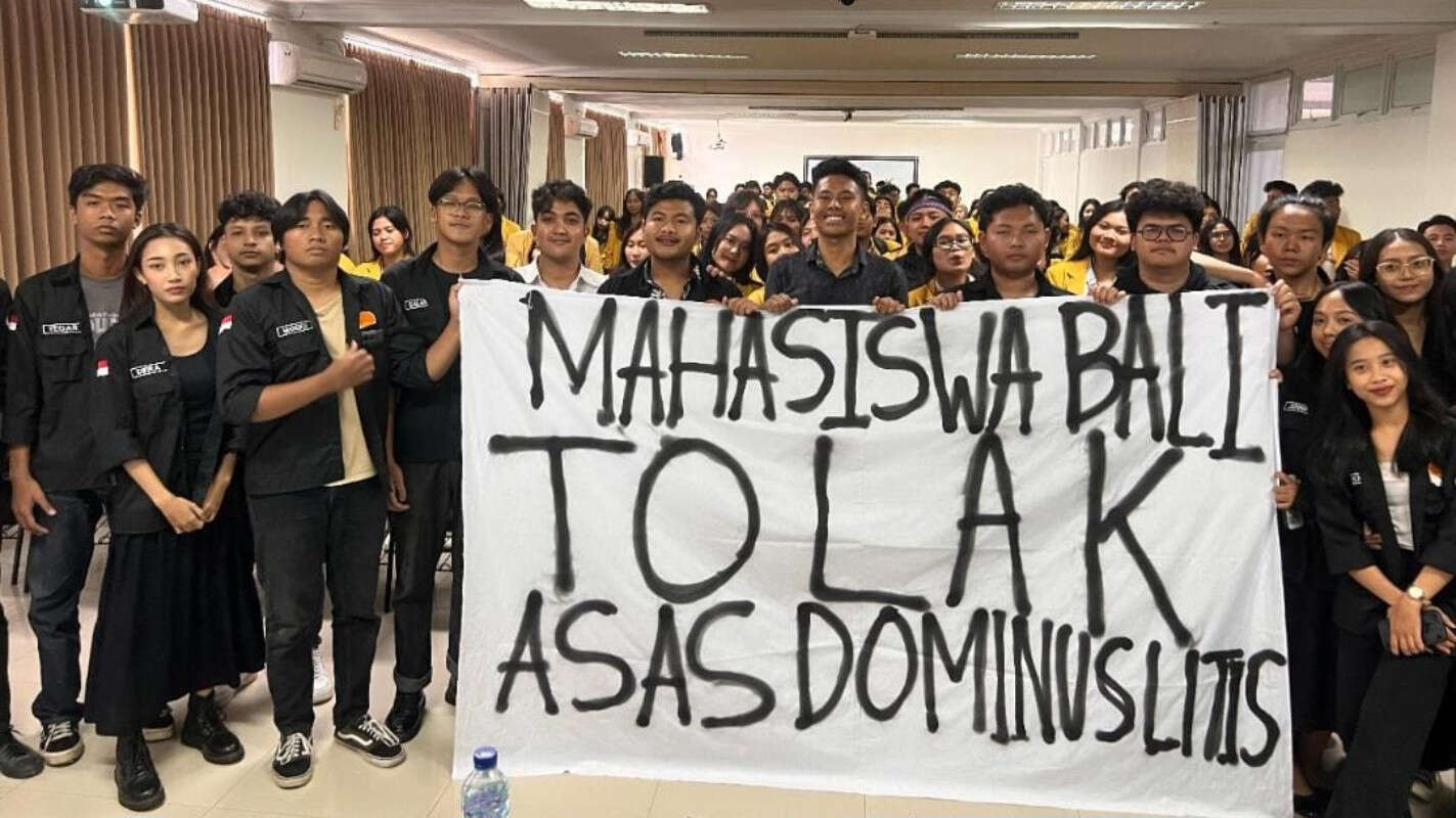 Mahasiswa Bali Tolak Asas Dominus Litis yang Rawan Intervensi Politik