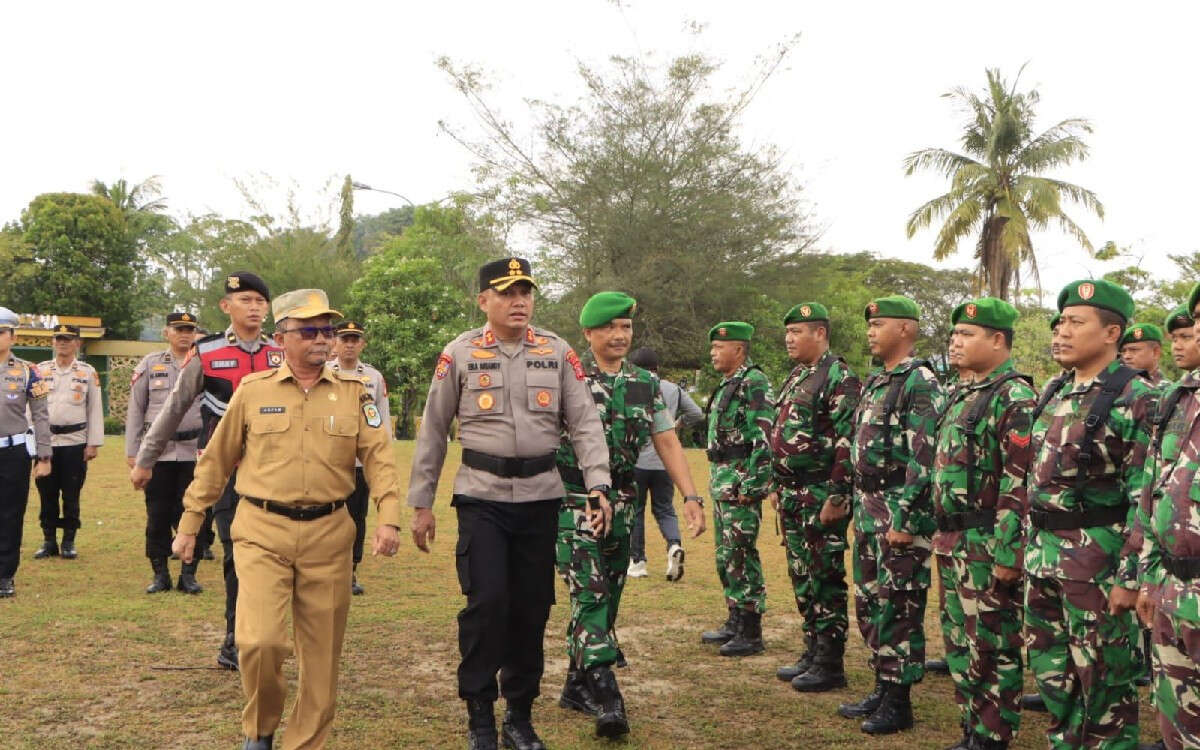 TNI dan Polri di Siak Kerahkan Berbagai Upaya untuk Amankan PSU Pilkada 2024 di 3 TPS