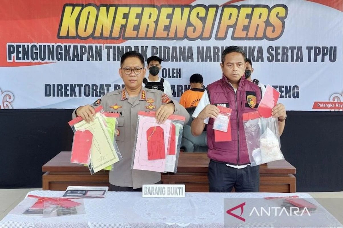 Bandar Narkoba Diringkus Polda Kalteng Dijerat Pasal Pencucian Uang, Terancam Lama di Penjara