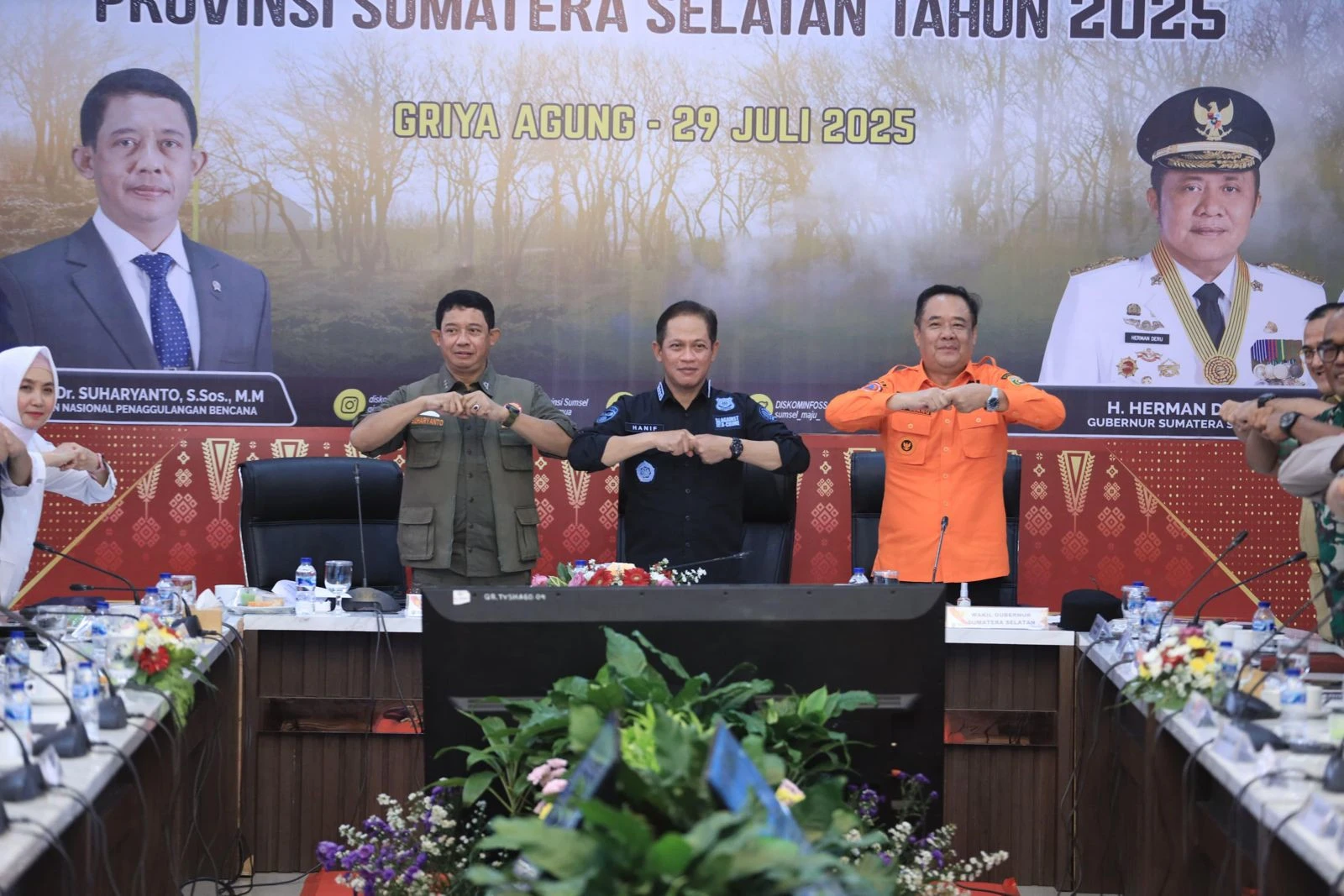 Tangani Karhutla di Sumsel, Wagub Cik Ujang Tekankan Pentingnya Sinergi Antarinstansi