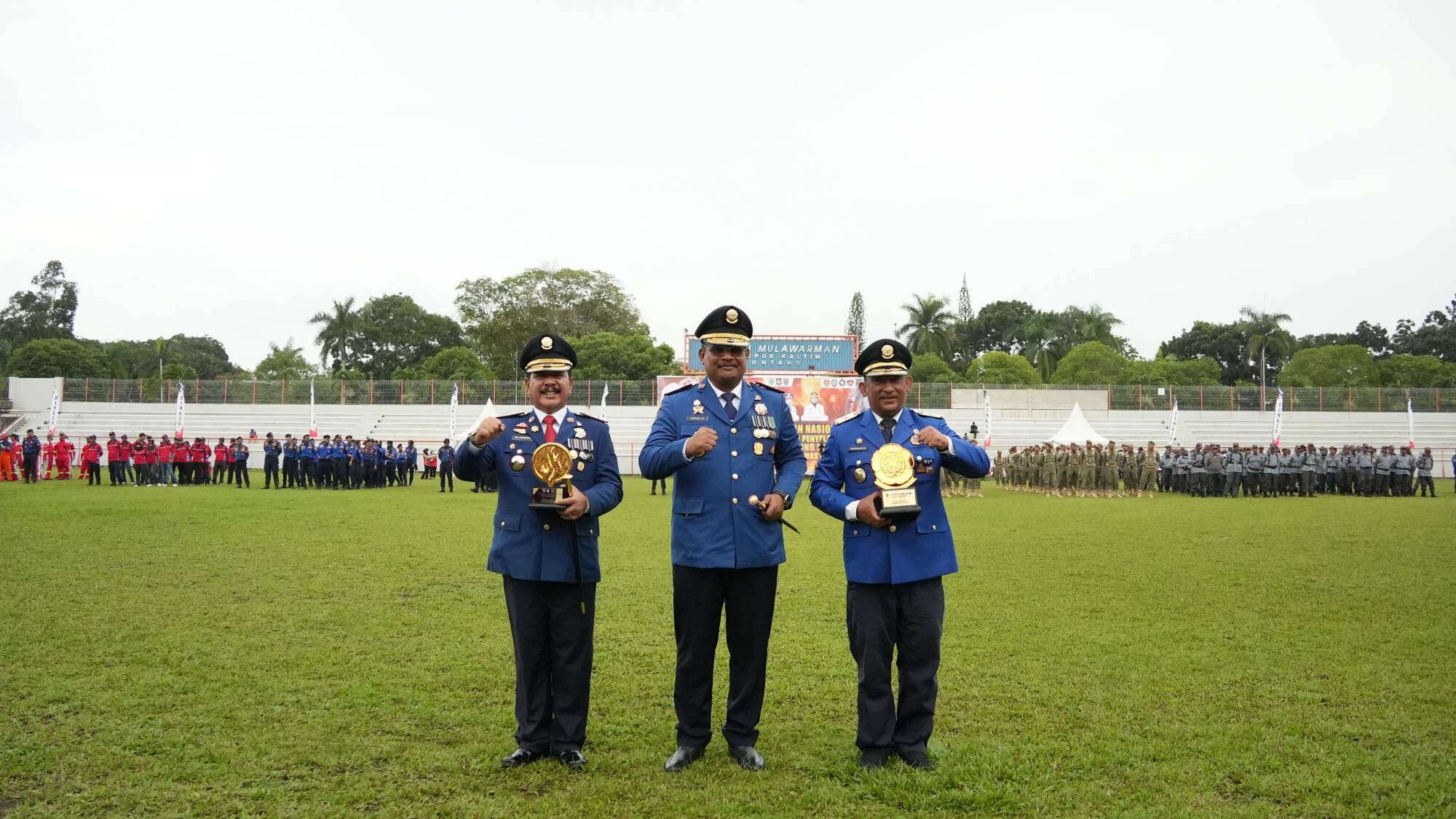 Kemendagri Gelar Apel Kesiapsiagaan Nasional Satdamkarmat dan Satpol PP