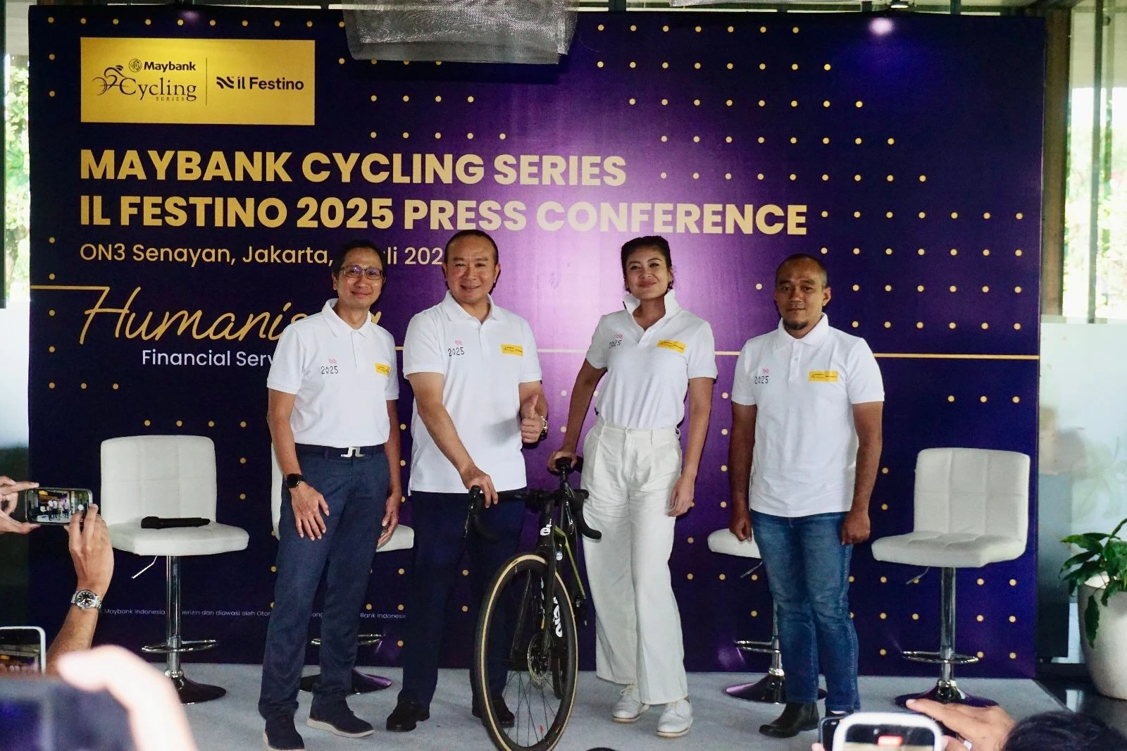 Maybank Cycling Series Il Festino Jadi Ajang Uji Coba Atlet Sepeda Indonesia Menjelang SEA Games 2025