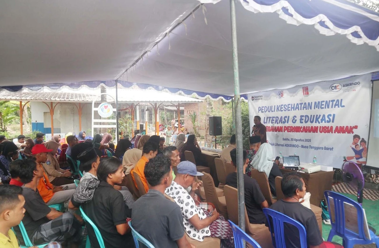 Upaya Askrindo Cegah Pernikahan Usia Anak di Lombok Tengah